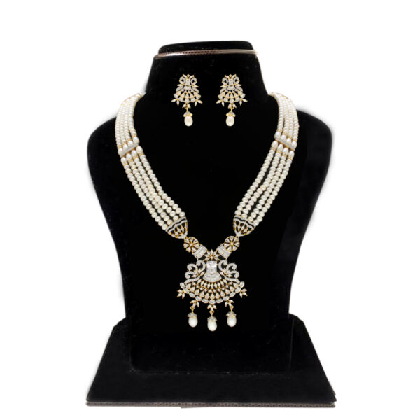 Eva 4 Lines Rani Haar Necklace