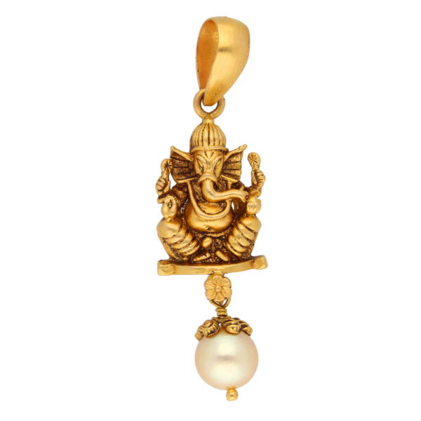 22KT Vinayak Gold Pendant
