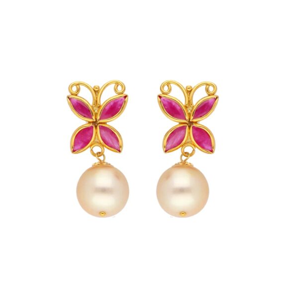22KT ButteryFLy Gold Earrings