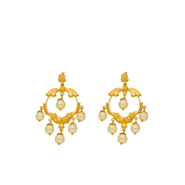22KT Classical Gold Chandbalis