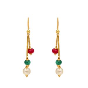 22KT Tricolors Gold Hangings