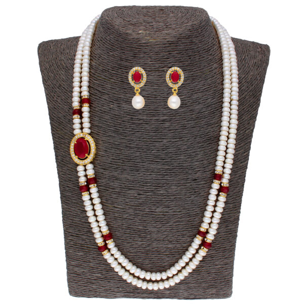 Prominent 2 String Necklace Set