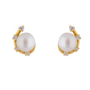 22KT Gold Resplendent Designer Earrings