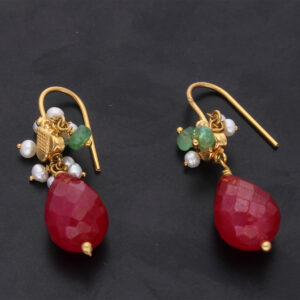 22KT Hangings Style Classic Gold Earrings