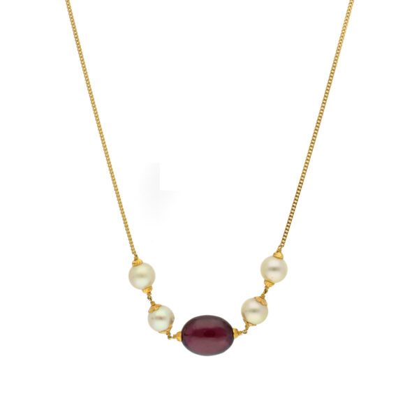 Flora Ruby Gold Chain