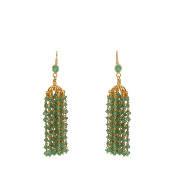 22KT Maargali Style Handcrafted Gold Earrings