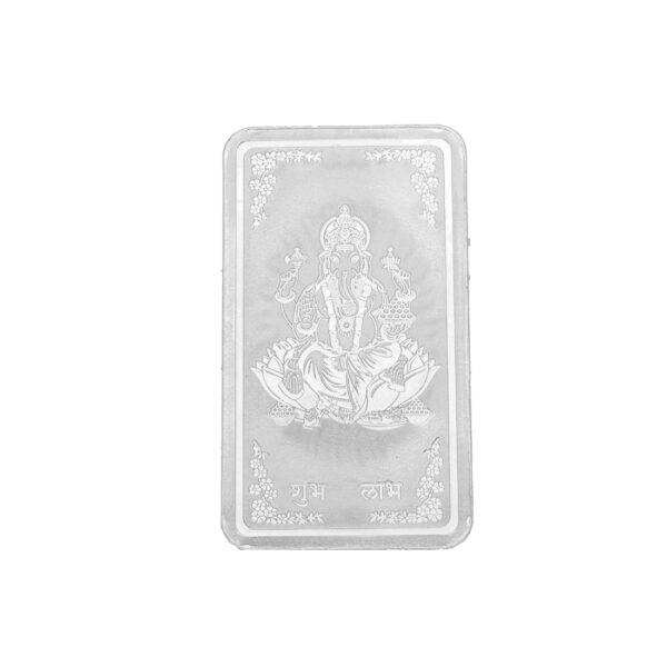 10 Gram Bar Ganesh Silver coin
