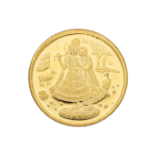 24Kt (999) 2GM Radha Krishna Gold Coin