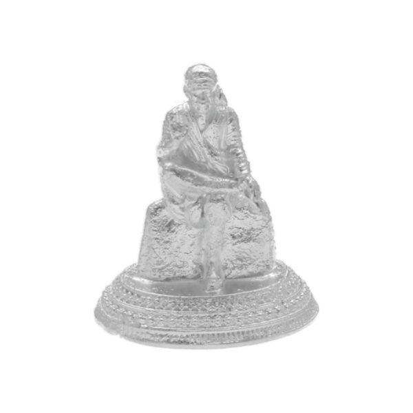 12 Grams Lord Sai Baba Silver Idol