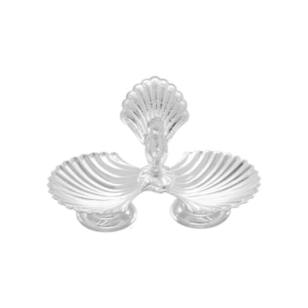 25 Grams Peacock Shape Haldi Kumkum Holder