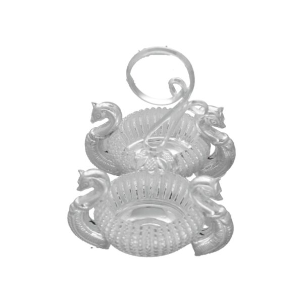 43 Grams 2 Cups peacock Design Chopra with Handle