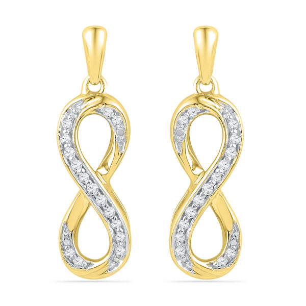 18 KT Gold Flawless Diamond Earrings