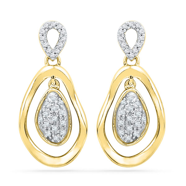 18 Kt Gold day Special Zimaa Diamond Earrings