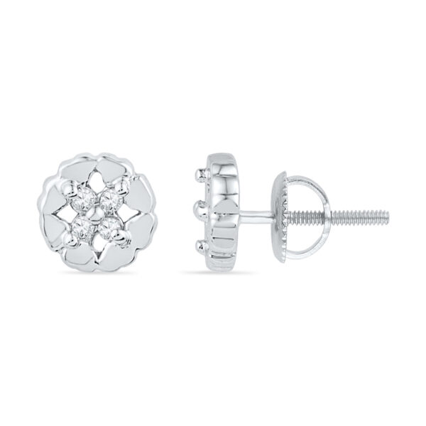 0.04 Carat Matchless Diamond Earrings