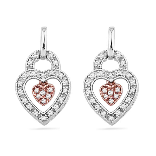 Rosy Diamond Earrings :