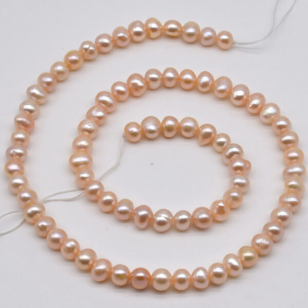 Freshwater Potato Pearl String-Pink