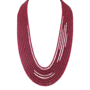 Royal Graded Ruby Necklace