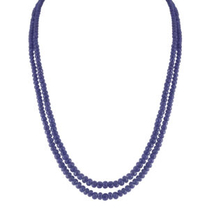 Unique Blue Sapphire Necklace