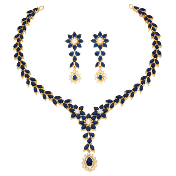 Badrika Blue Neckalce