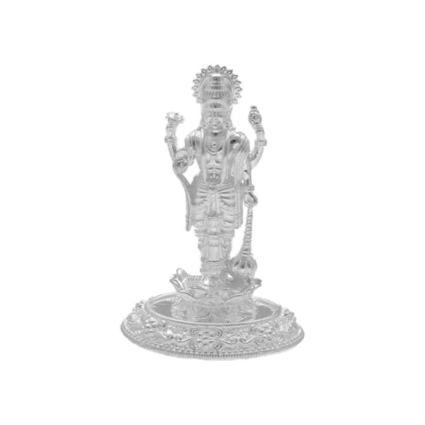 9 Grams Lord Vishnu Silver Idol