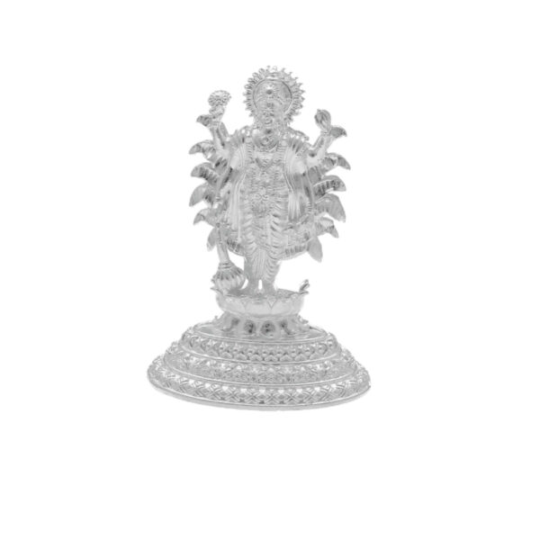 7 Grams Vishnu Laxmi Silver Idol