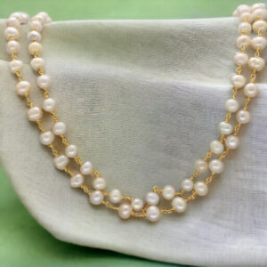 Lolita 2 Lines Pearl Necklace