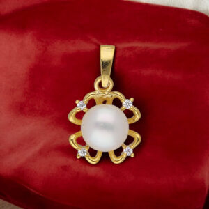 92.5 Sterling Silver Lipika Designer Pearl Pendant