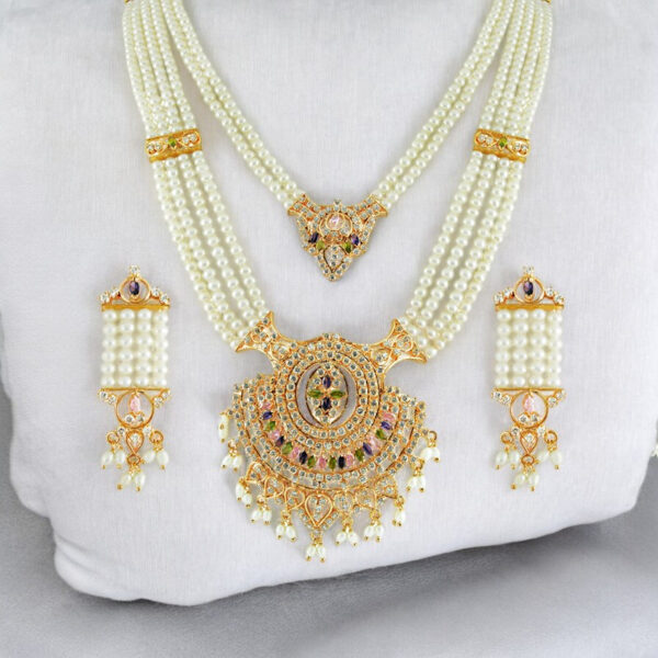 Rani haar designs in pearl with price online