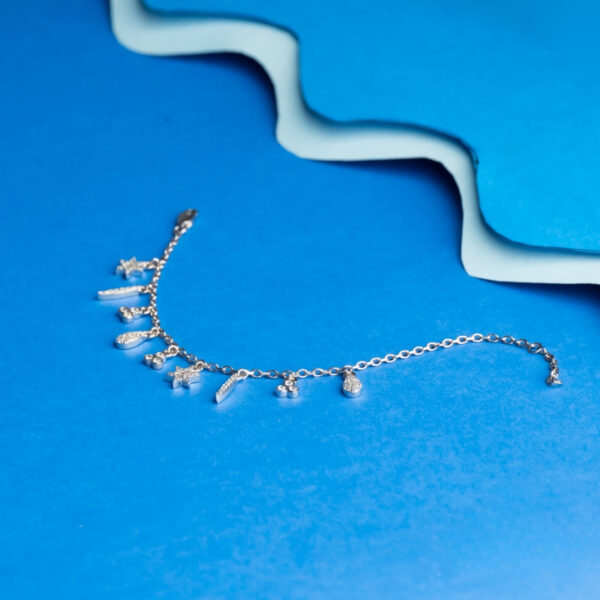 925 Sterling Silver Charm Bracelet