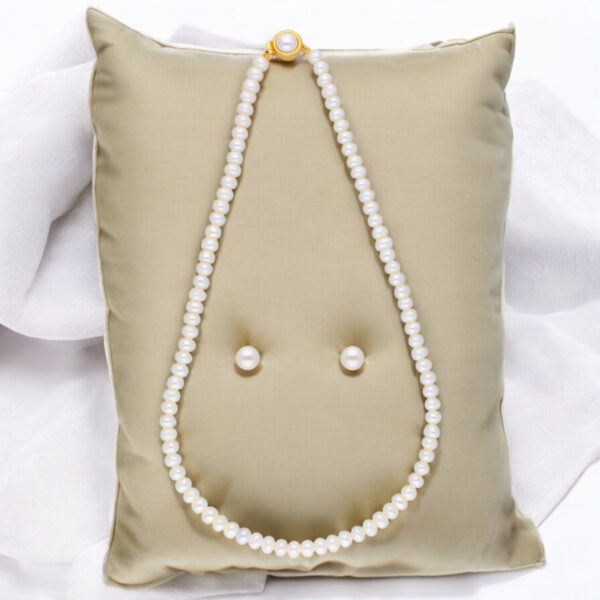 Button White Pearl Set